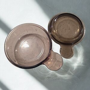 Corningware Brown Glass Mixing Bowls
